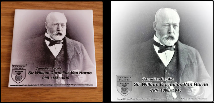 Sir William Cornelius Van Horne Tile Coaster