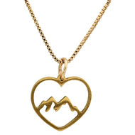 Necklace Heart Mountain