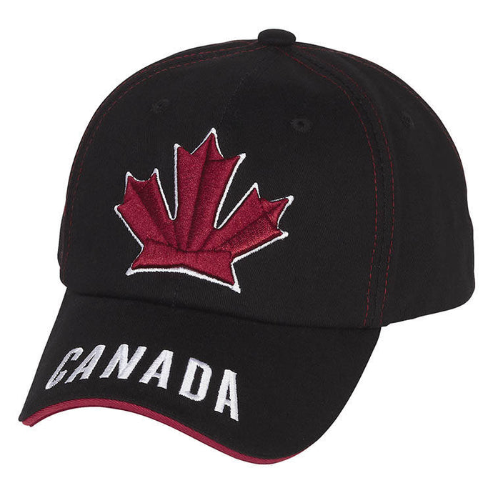 Cap - Retro 3D Leaf Black