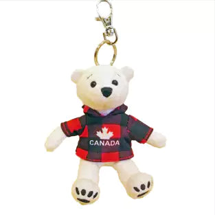 Zipper Pull Red Jack Polar Bear