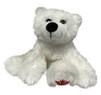 7" MapleFoot Polar Bear Stuffed Animal