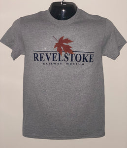 "Revelstoke Railway Museum" Maple Leaf T-Shirt