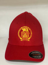 Load image into Gallery viewer, Red Canadian Pacific 1881 Golden Beaver Shield Logo Cap
