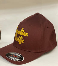 Load image into Gallery viewer, Maroon Canadian Pacific 1950&#39;s Gold Script Cap

