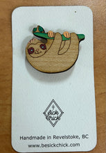 Load image into Gallery viewer, Wooden Lapel Pin
