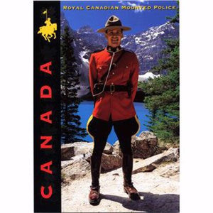 Postcard- RCMP Mountie