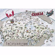 Postcard- Map of Canada