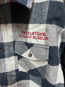 "Revelstoke Railway Museum" Checked Flannel Shirt