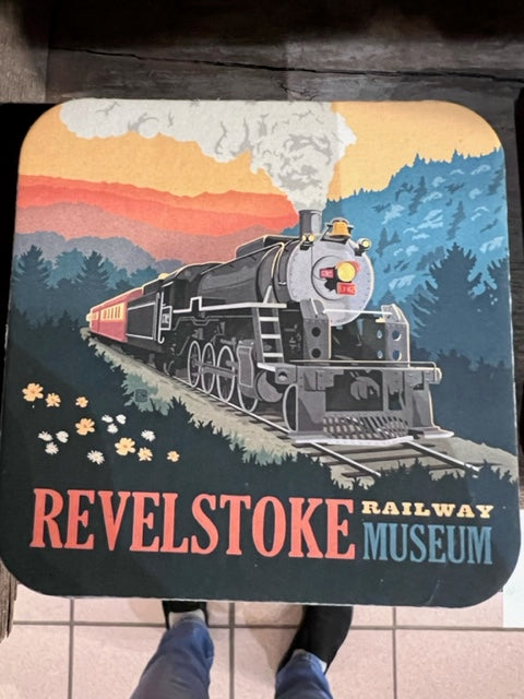 Coaster Revelstoke Railway Museum Sunset