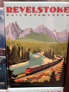 "Revelstoke Railway Museum" Passenger Train Magnet