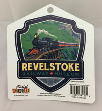 Load image into Gallery viewer, &quot;Revelstoke Railway Museum&quot; Shield Sticker
