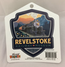 Load image into Gallery viewer, &quot;Revelstoke Railway Museum&quot; Shield Sticker
